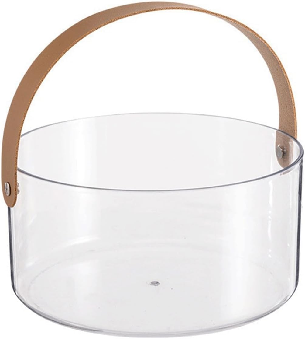 Ice Buckets Ice Bucket Beverage Tub Snack Bucket Transparent Large Dry Fruit Tray Home Living Room Portable Fruit Tray Champagne Beer Ice Bucket Water Bucket Bar Supplies Ice Bucket Kits ( Size : L )