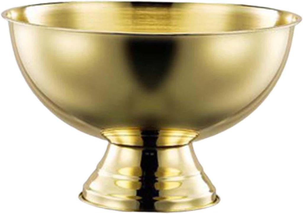 Generic Stainless Steel Ice Bucket Practical Reusable Ice Cube Container Beverage Bin Wine Cooling Bucket for Restaurant Bar Cocktail, Gold, 39cmx18.5cmx25cm