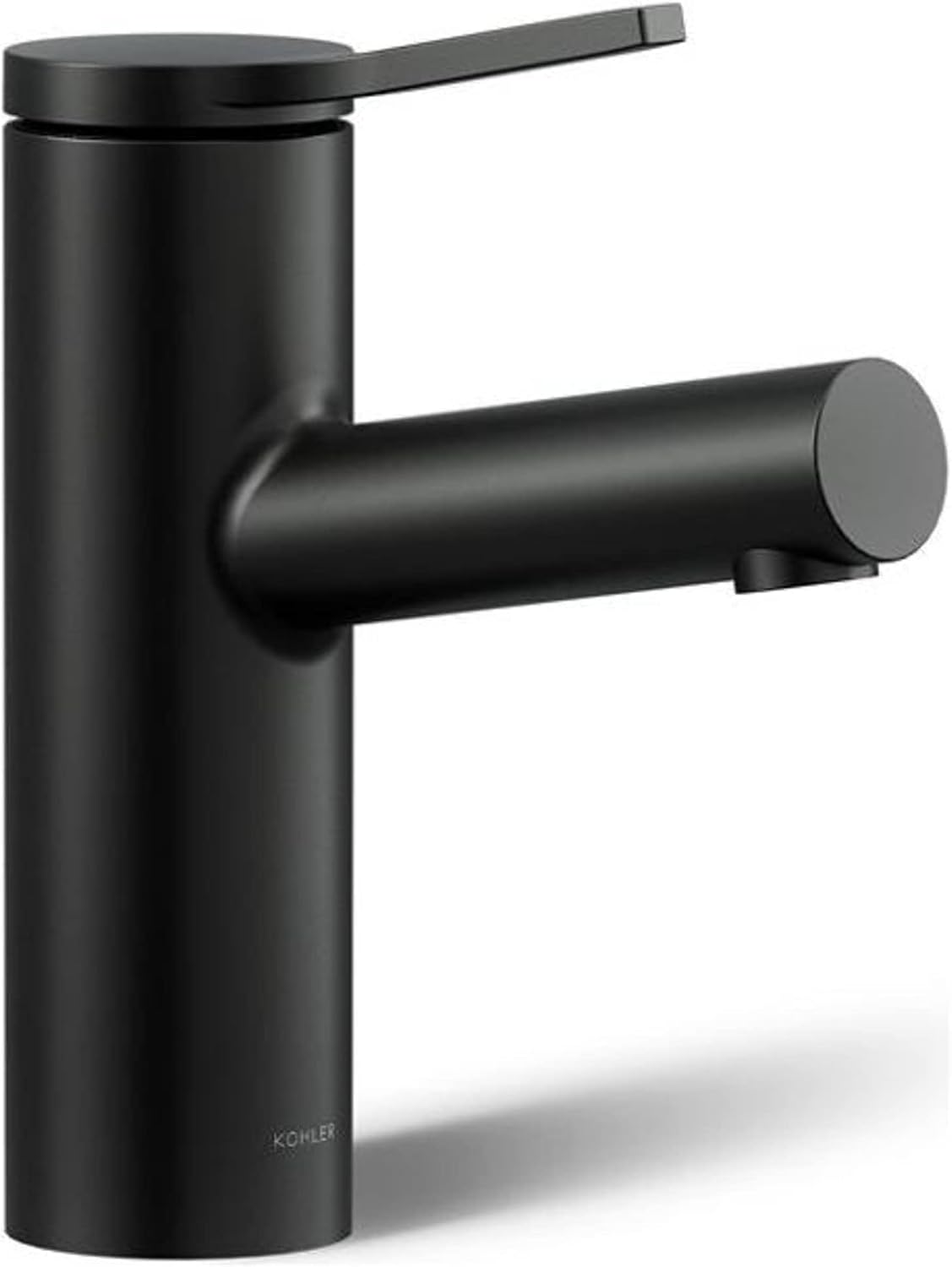 Kohler K-35048-4-BL Elate® Single-Handle Bathroom Sink Faucet, Bathroom Faucets, 1.2 GPM, Matte Black