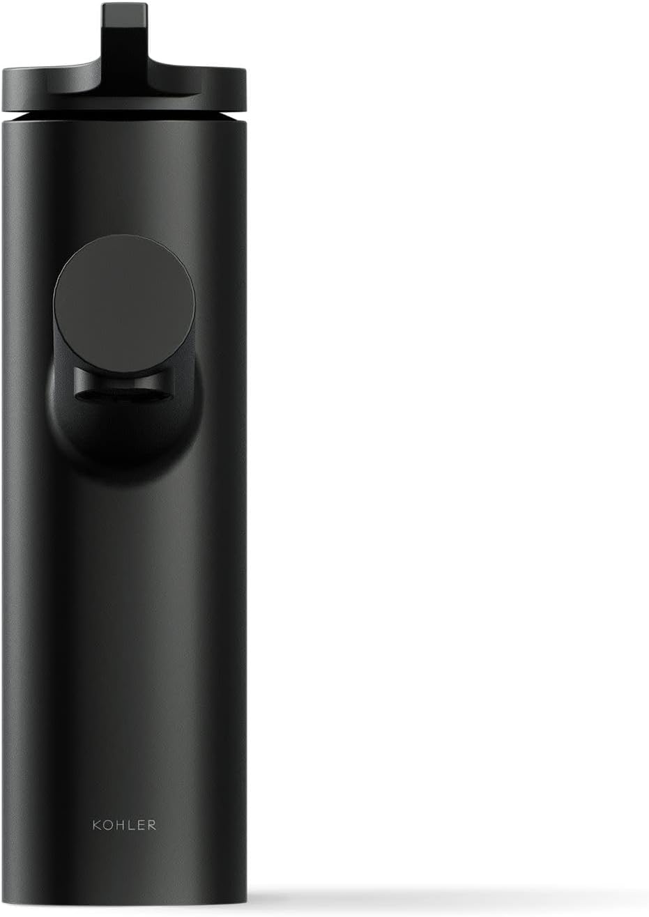 KOHLER K-35048-4N-BL Elate® Single-Handle Bathroom Sink Faucet, Single-Handle Bathroom Sink Faucets, 0.5 GPM, Matte Black