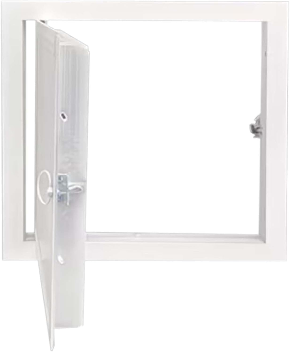 12x12 Inch 24x24 Access Door Panel, Aluminum Alloy White HVAC Inspection for Drywall Wall & Ceiling, Flush Mount Attic Bathroom Garage Hatch(32x28in/81x71cm)