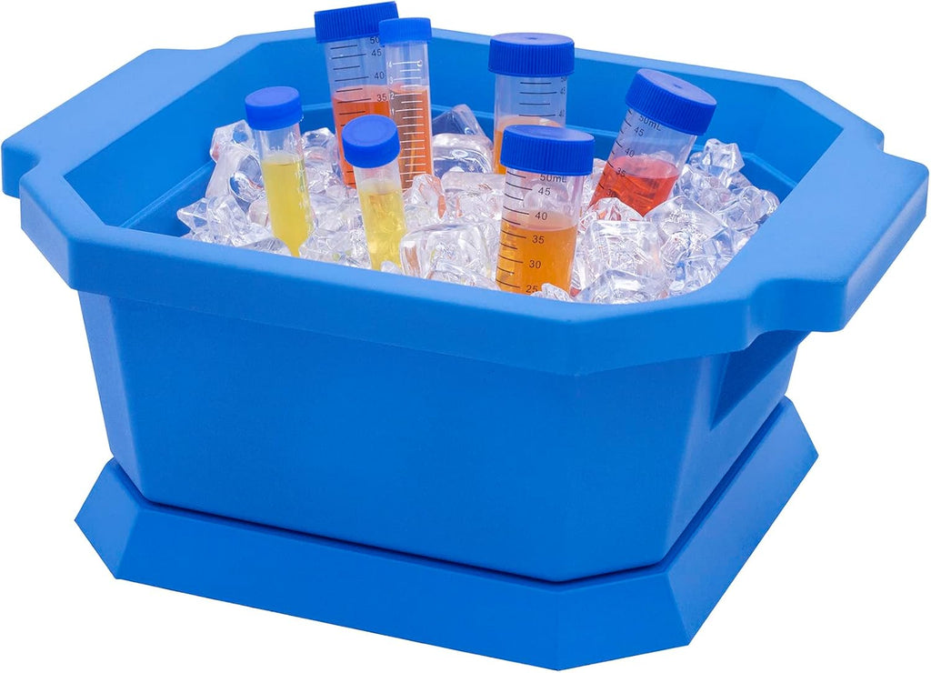 SP Scienceware-168072001 Bel-Art Magic Touch 2 High Performance Blue Ice Bucket; 2.5 Liter, with Lid (M16807-2001)