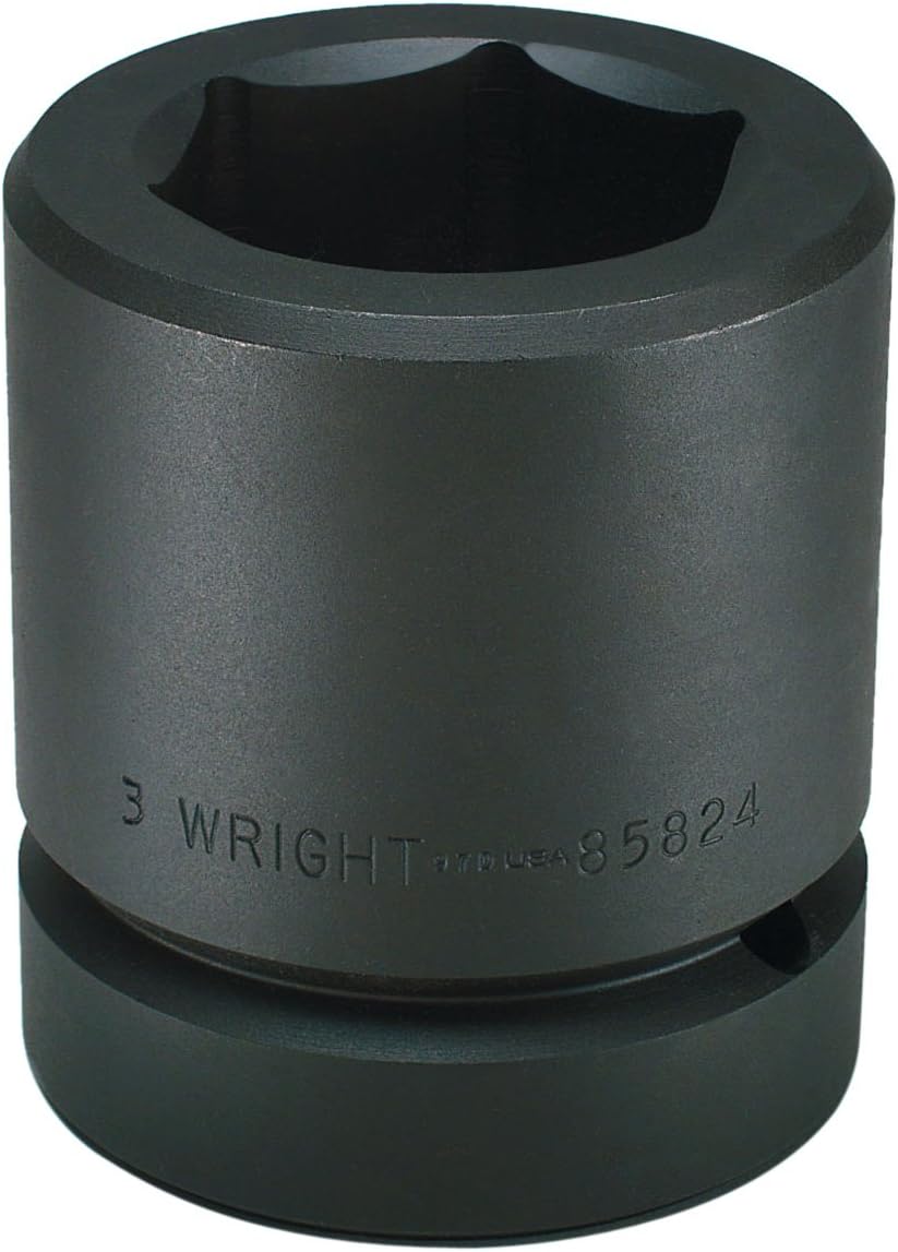 Wright Tool 85864 8-Inch 6 Point Standard Impact Socket with 2-1/2-Inch Drive