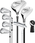 XDriveMax 7-Piece Complete Golf Clubs Set for Men & Women (Left/Right Hand), Advanced Performance Set with Fairway Wood, Hybrid, Irons and Putter, Regular Flex (No Golf Bag Included)