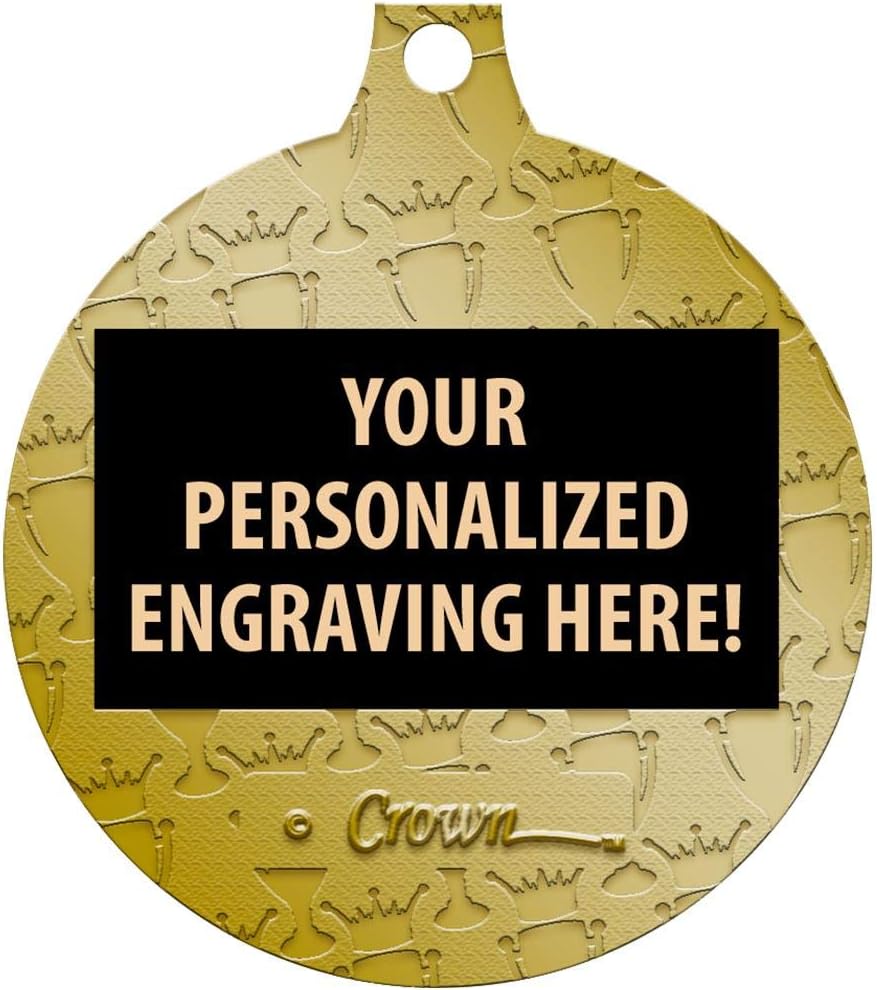 Dance Medals - 1 1/2' Gold Dance Medals, Great Kids Dance Awards with Custom Engraving