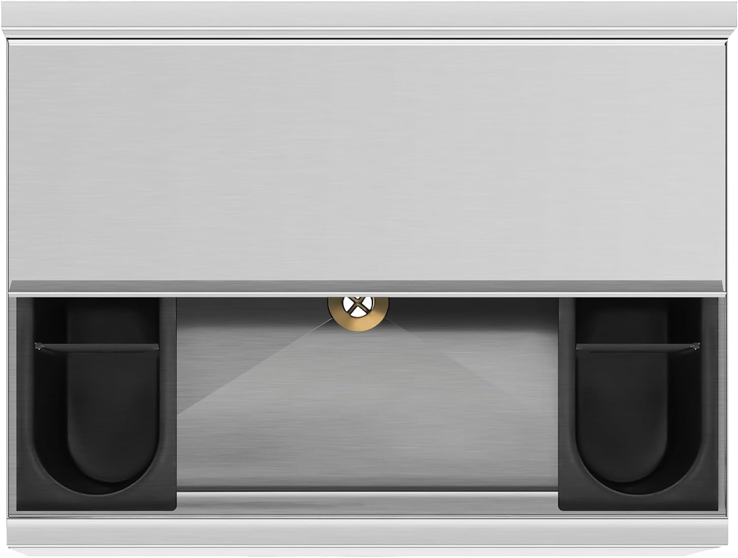 KoolMore 24 Inch Commercial Stainless Steel Underbar Ice Bin with Siding Lid, NSF Certified (KM-UIB-1824)