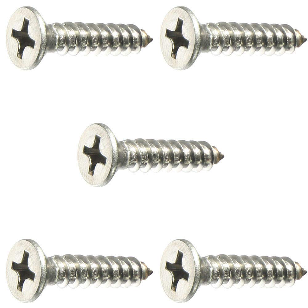 Phillips Flat Head Sheet Metal Screw 316 Stainless Steels #8X3/4'' 1000 Pcs self Tapping Screws Metal B2B