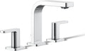 Kohler 23484-4-CP Parallel® Widespread Bathroom Sink Faucet, 1.2 gpm, Polished Chrome