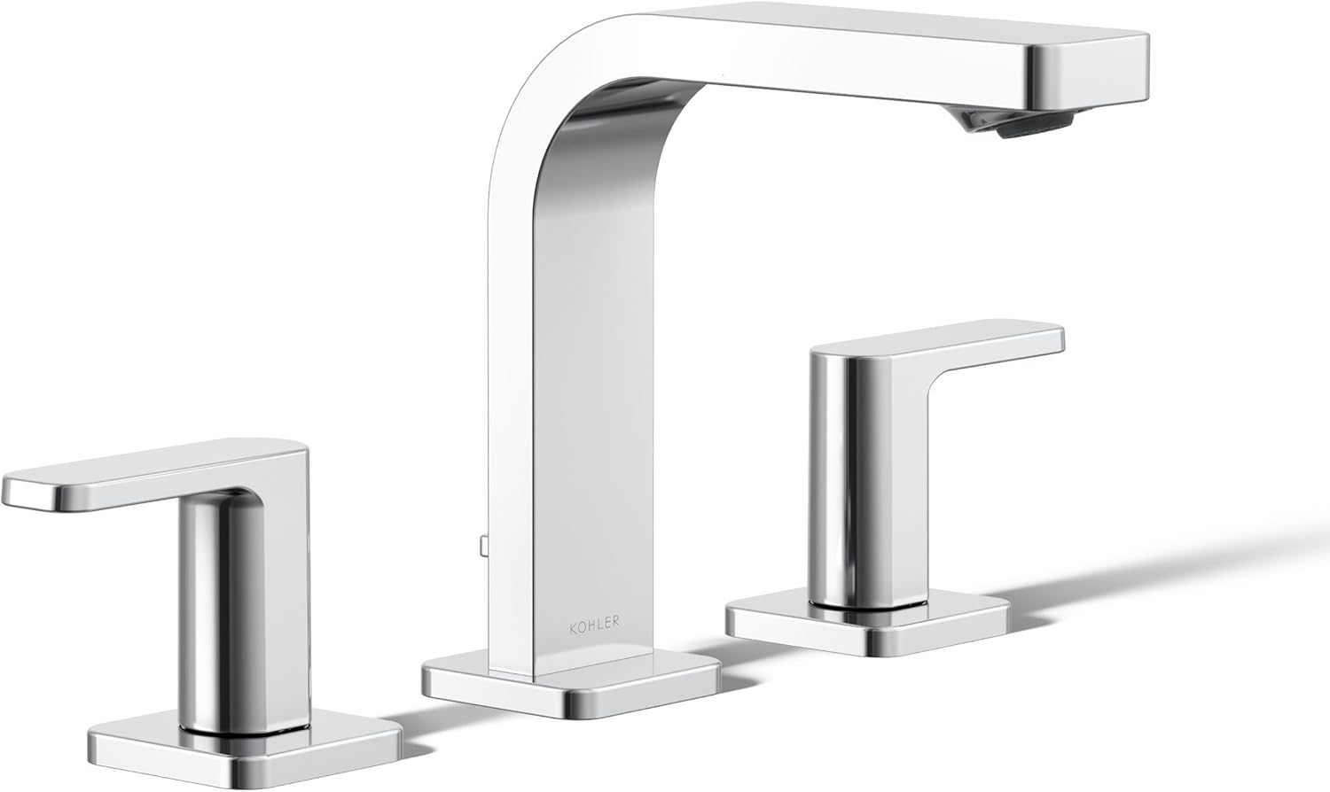 Kohler 23484-4-CP Parallel® Widespread Bathroom Sink Faucet, 1.2 gpm, Polished Chrome