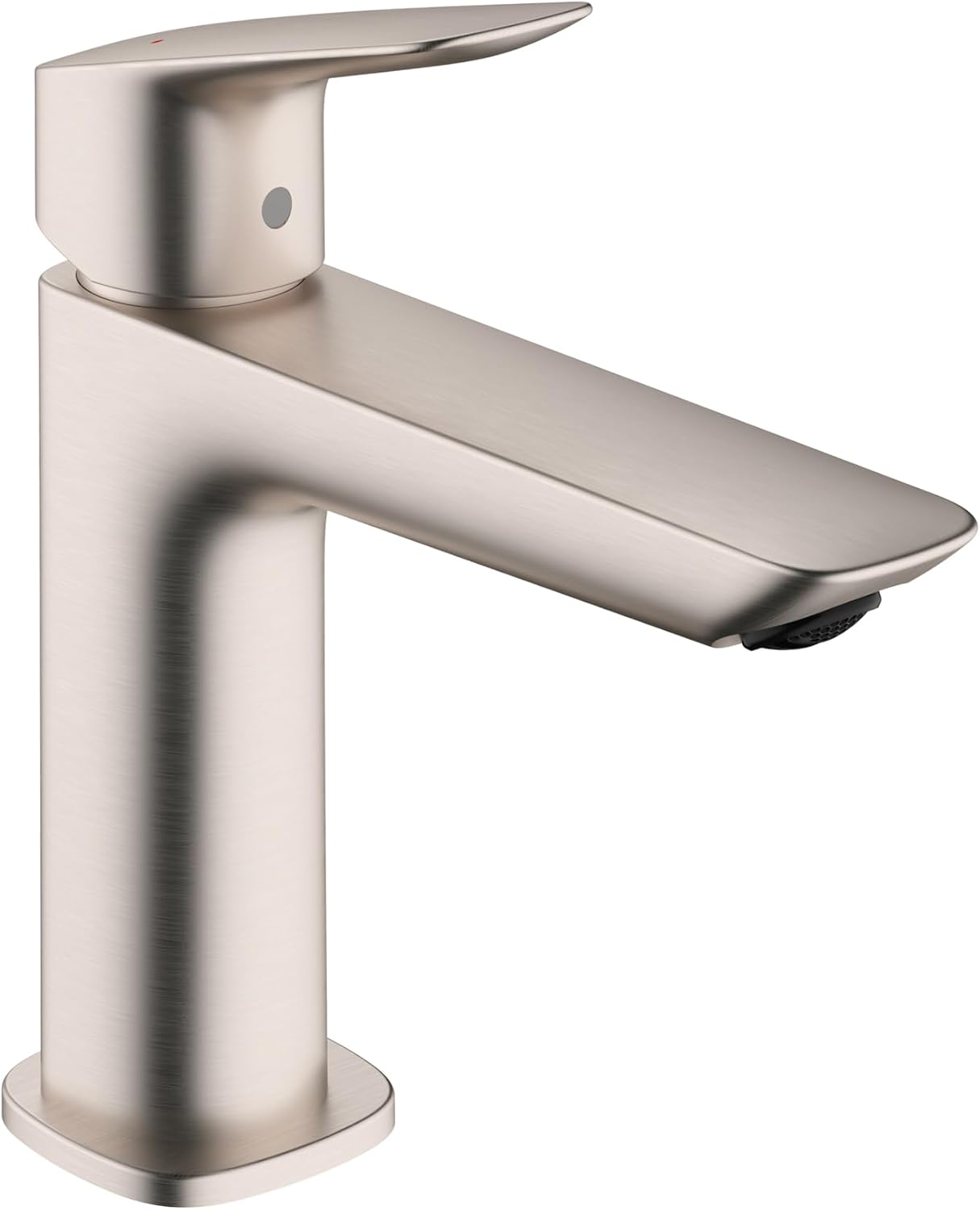 hansgrohe Logis Fine Single-Handle 1-Hole Bathroom Sink Faucet in Brushed Nickel, 71253821