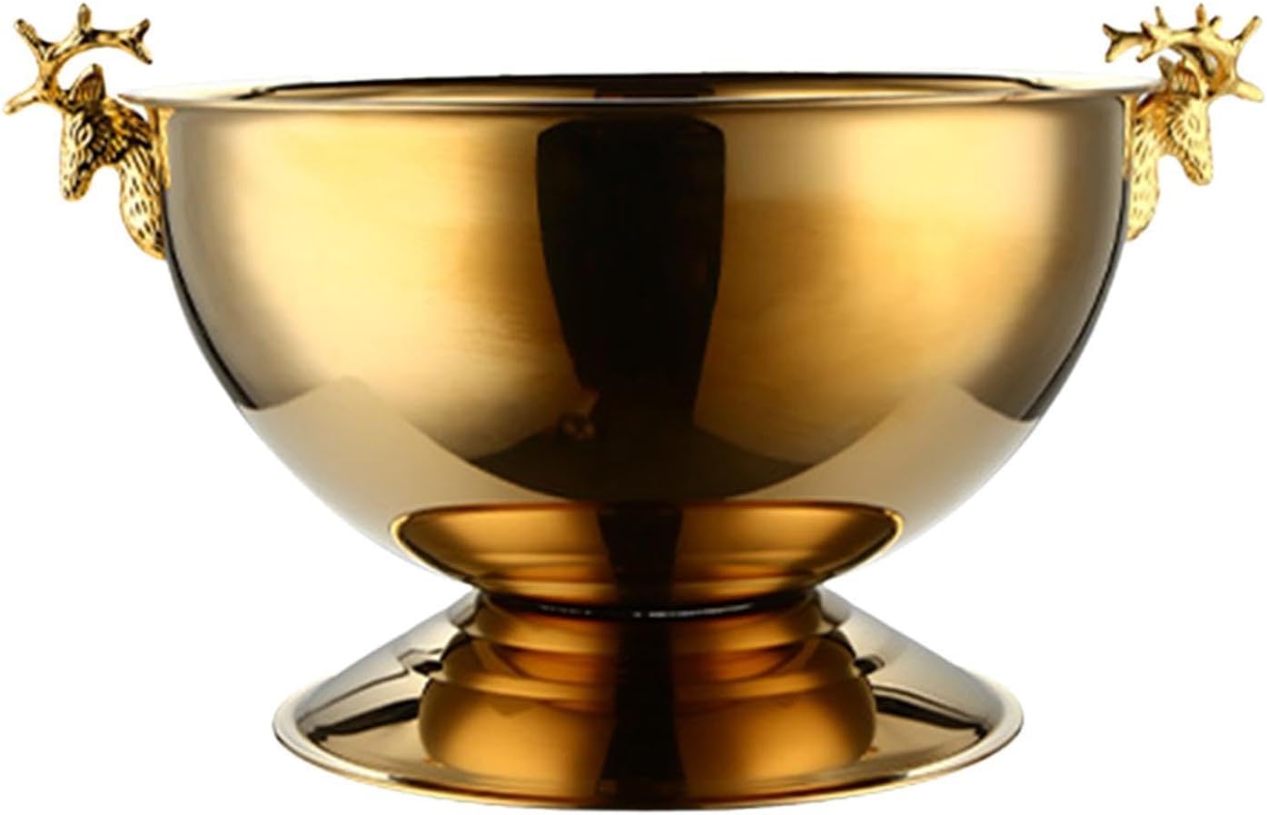 Ice Bucket Beverage Tub 14L Beer Wine Chiller Reusable Multipurpose Champagne Bucket Cooling Container for Holiday Restaurant, Gold(Gold)