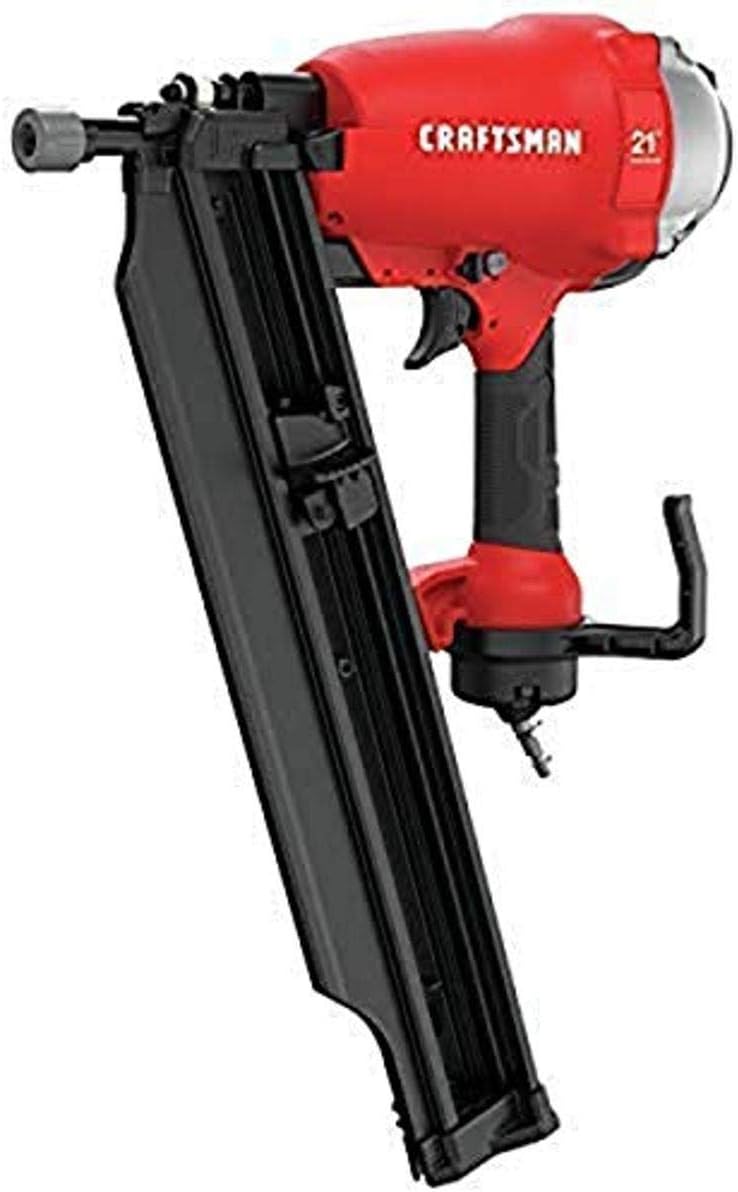 CRAFTSMAN Framing Nail Gun, 21 Degree with Round Head Nail Project Pack (CMP21PL & CMRH21PP)