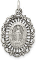 Sterling Silver Antiqued Miraculous Medal