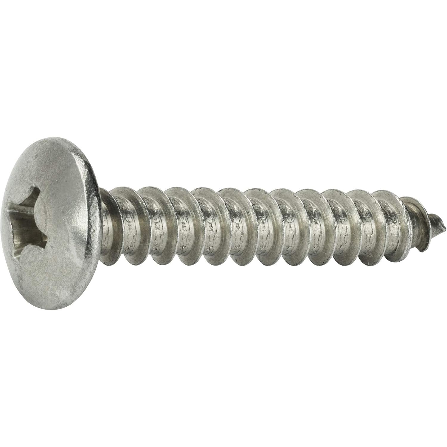 #10 x 1' - Sheet Metal Screws Truss Head Phillips Stainless Steel 500 Pcs self Tapping Screws Metal B2B
