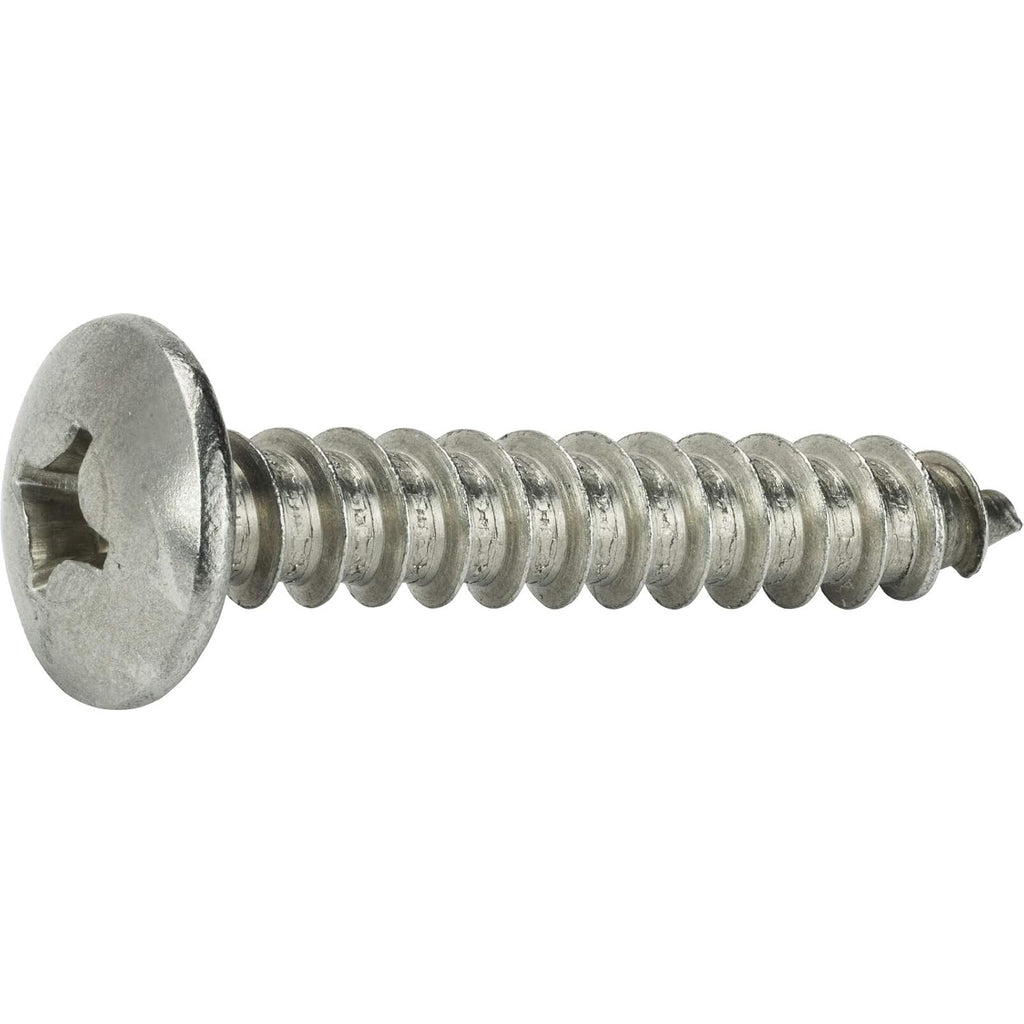 #10 x 1' - Sheet Metal Screws Truss Head Phillips Stainless Steel 1000 Pcs self Tapping Screws Metal B2B
