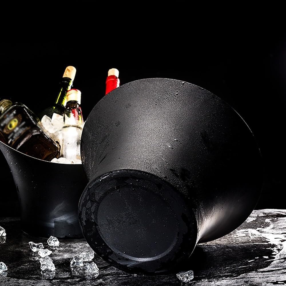 Ice Buckets for Parties, Stainless Steel Champagne Buckets, Ideal for Parties, Cocktail Bar, Chilling Wine, Champagne