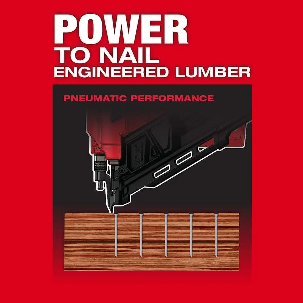 for Milwaukee.. M18 Fuel 30 Degree Framing Nailer (Bare Tool)