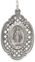 Sterling Silver Antiqued Miraculous Medal