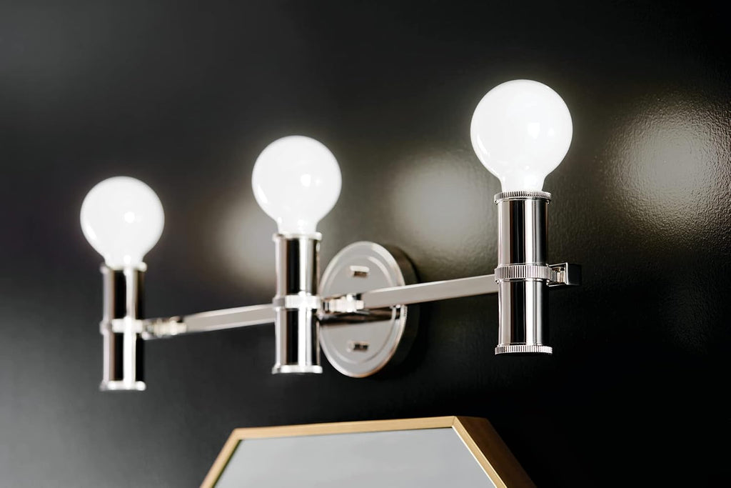 Kichler Torche 24.25 Inch 3 Light Vanity in Polished Nickel