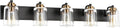 SOLFART 5 Lights Vintage Vanity Lighting Over Mirror Brass Bathroom Vanity Light Fixtures Thick Globes 8580 Lights