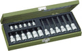 Proxxon 23100 18 Piece Allen Key Socket Set, 1/4 and 1/2 Inch Drive
