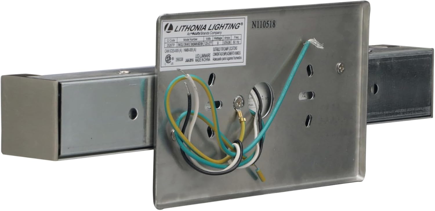 Lithonia Lighting FMVCSL 36-Inch MVOLT 3000K 90CRI BN M4 Vanity Light, 1900 Lumens, 120 Volts, 26 Watts, Damp Listed, Brushed Nickel
