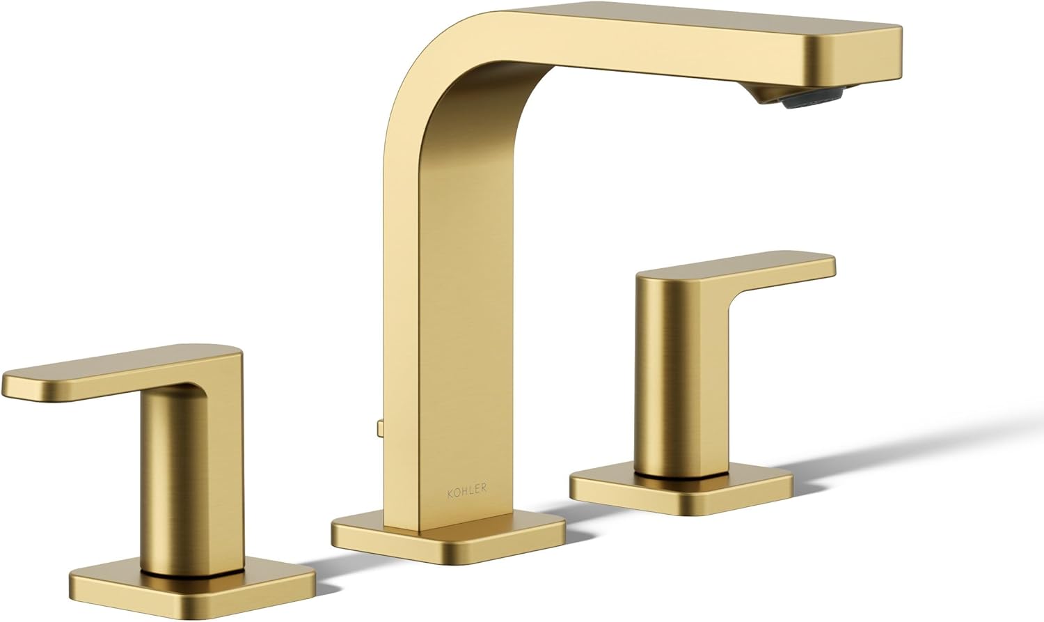 Kohler 23484-4-2MB Parallel® Widespread Bathroom Sink Faucet, 1.2 gpm, Vibrant Brushed Moderne Brass