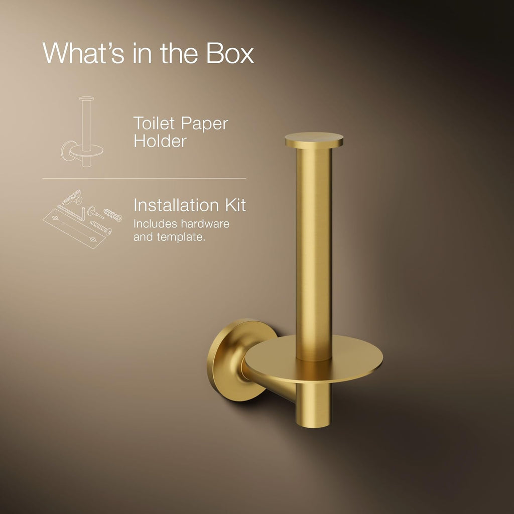 Purist Wall Mounted Euro Toilet Paper Holder