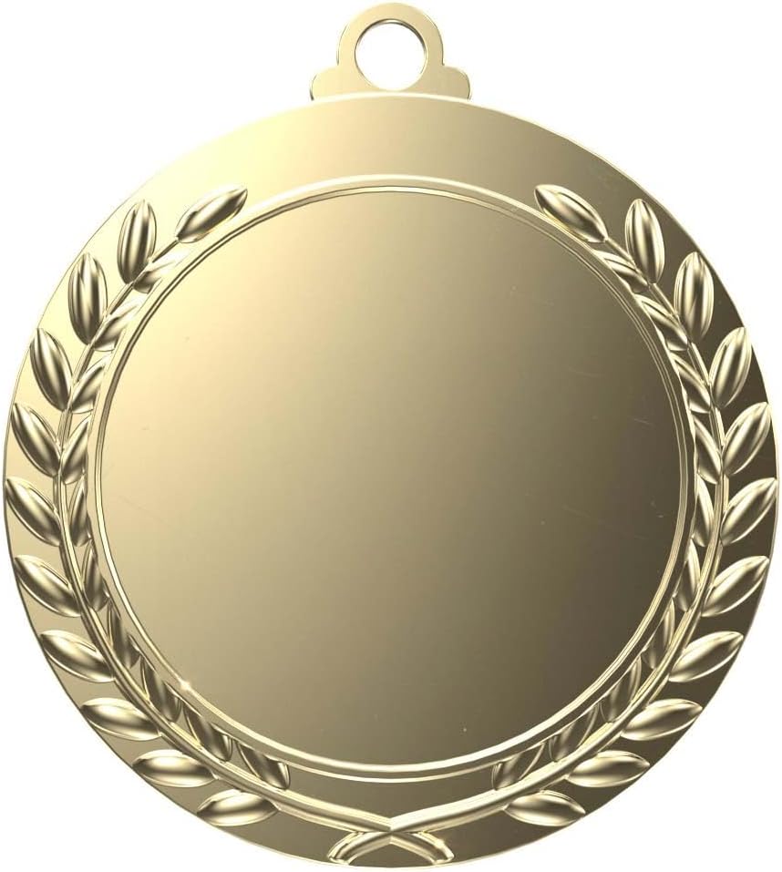 Express Medals Various Styles (Packs of 12 to 500) of Full Color Custom Logo Design Gold Silver Bronze Medals Trophy Award with Choice of Neck Ribbon Medal Trophies Gift Prize Tournament Awards