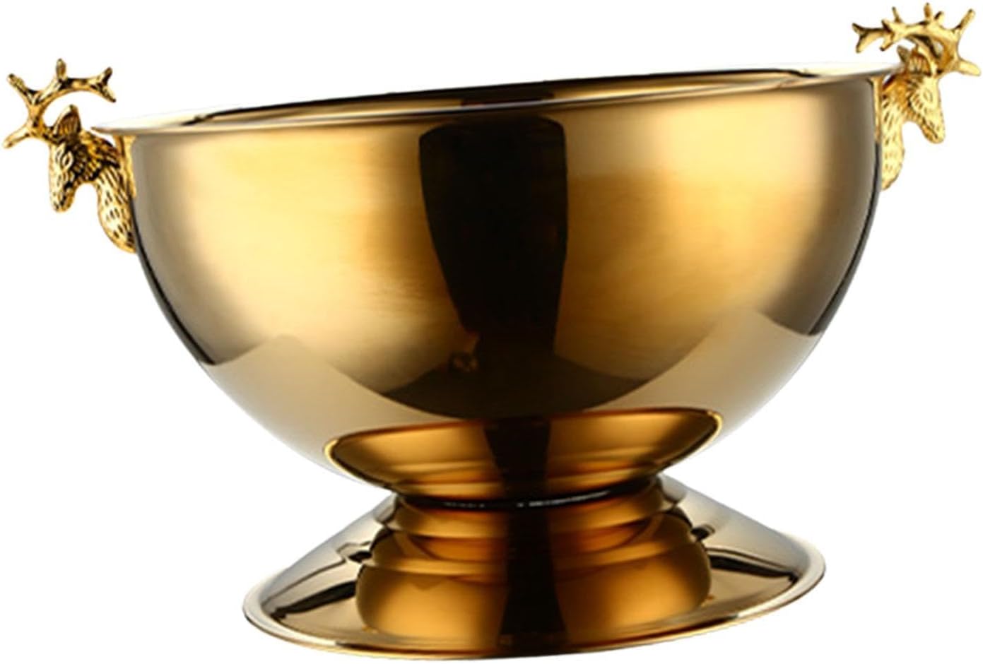 Ice Bucket Beverage Tub 14L Beer Wine Chiller Reusable Multipurpose Champagne Bucket Cooling Container for Holiday Restaurant, Gold(Gold)