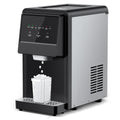 Nugget Ice Maker Countertop, Pellet Crushed Chewable Ice Cubes 70Lbs/24H Ice Dispenser Countertop Stainless Steel Ice Maker Machine with Self-Cleaning for Home Office Kitchen Party