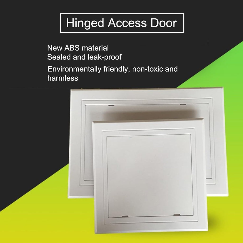 Ceiling Access Panel Access Panel Inspection Hatch， Plastic for Drywall and Ceiling White Multiple Sizes(40 * 40cm/15.7 * 15.7in)