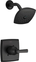 Delta Ashlyn 14 Series Shower Faucet Set, Matte Black Shower Head and Handle Set, Valve Trim Kit, Matte Black T14264-BL (Valve Not Included)