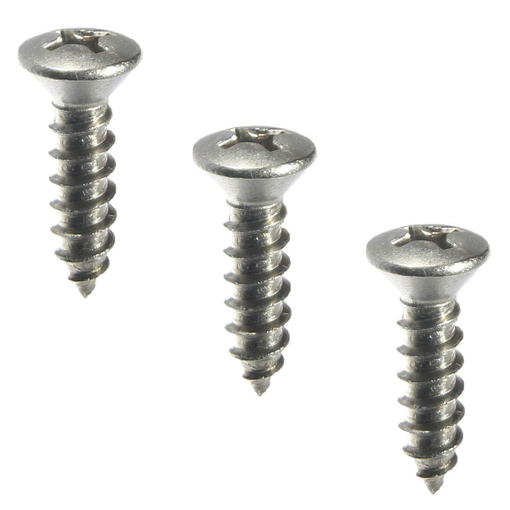 Phillips Oval Head Sheet Metal Screw 316 Stainless Steel #8 x 2-1/2' 250 Pcs self Tapping Screws Metal B2B