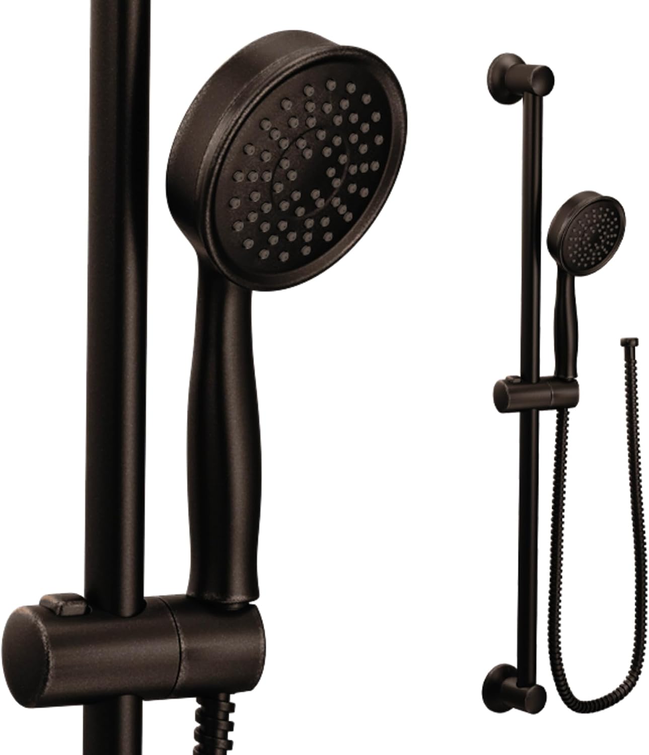Moen Eco-Performance Oil-Rubbed Bronze Detachable Handheld Showerhead with 69-Inch-Long Hose Featuring 24-Inch Slide Bar, 3668EPORB