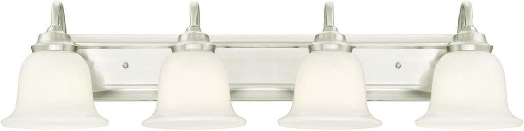 Westinghouse 6301900 Harwell Brushed Nickel Four-Light Indoor Wall Fixture