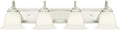 Westinghouse 6301900 Harwell Brushed Nickel Four-Light Indoor Wall Fixture
