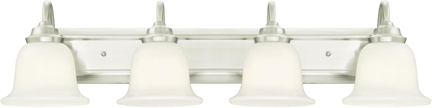 Westinghouse 6301900 Harwell Brushed Nickel Four-Light Indoor Wall Fixture