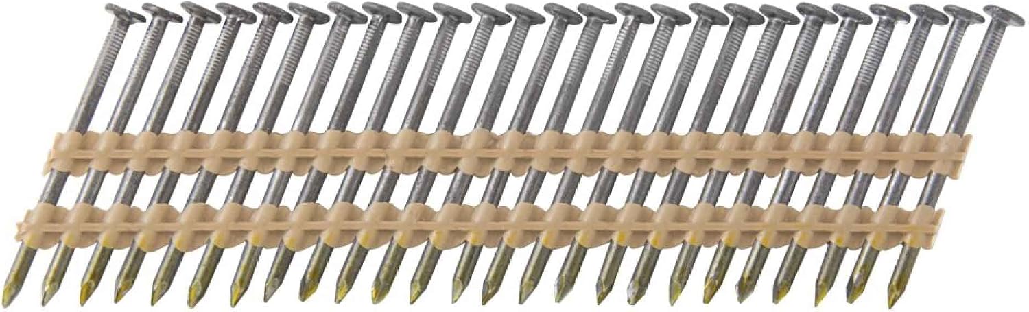 Metabo HPT Framing Nails | 2-1/2 In. x .131 | 21 Degree | Full Round Head | Bright Basic | Ring Shank | 5,000 Count | 10131HPT