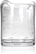 Rolf Glass School of Fish Ice Bucket | Glass Champagne Ice Bucket | Lead-Free and Diamond-Wheel Engraved | Designed and Engraved in the USA | Nautical and Coastal