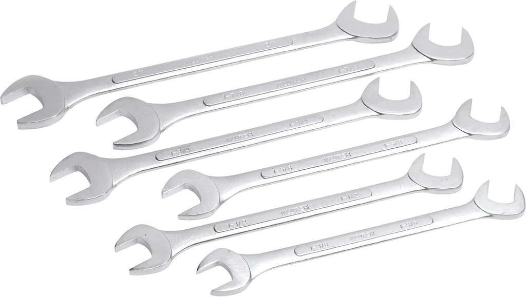 Klutch Jumbo SAE Angle Wrench Set - 6-Pc.