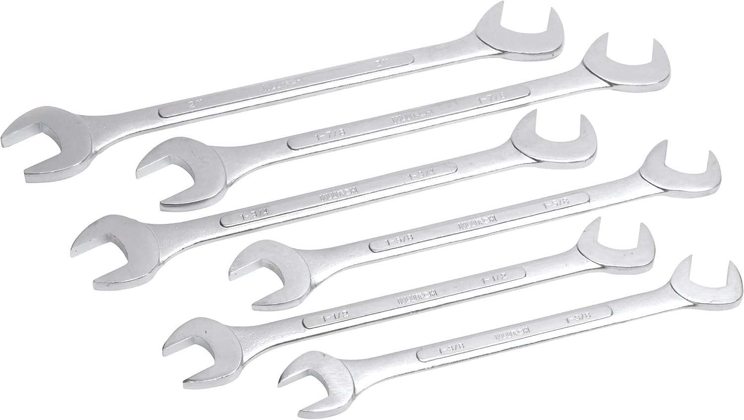 Klutch Jumbo SAE Angle Wrench Set - 6-Pc.
