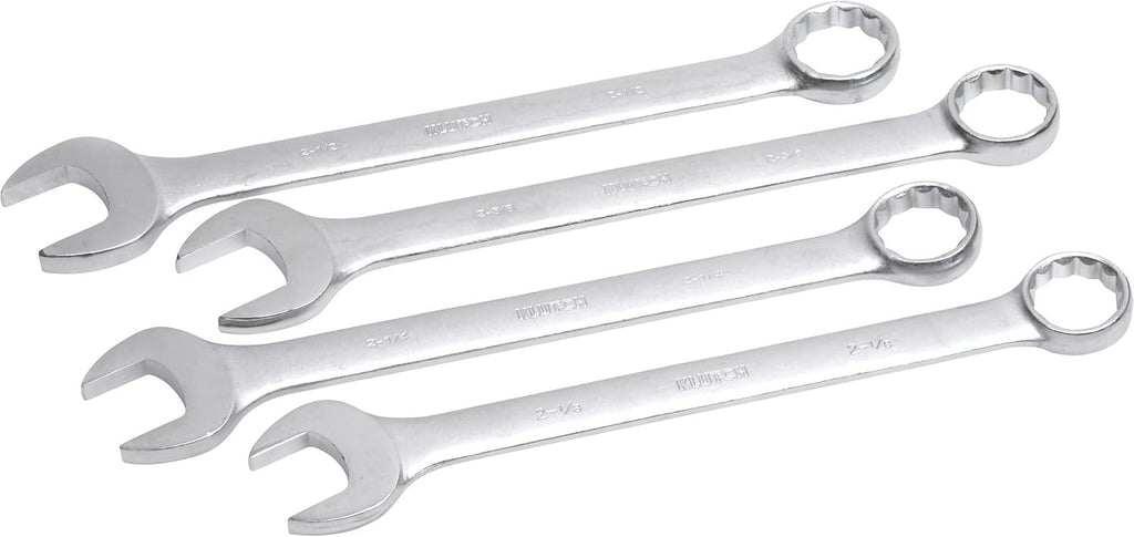 Klutch Super Jumbo SAE Combination Wrench Set - 4-Pc.