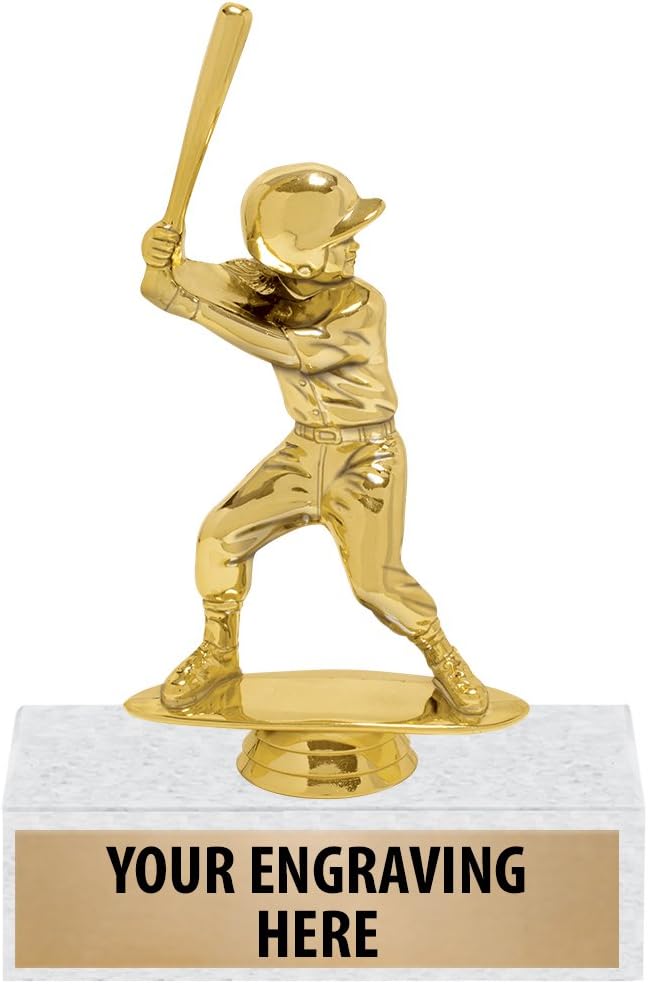 6' Gold T-Ball Trophies - Custom Girls T Ball Trophy Awards