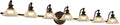 XIEDUN Black 7 Light Vanity Light Bathroom Light Fixtures
