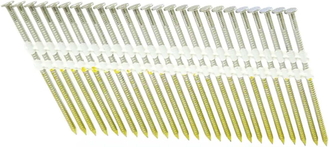 3-1/2' x .131 Ring 304SS Strip Nails 21-DEG Plastic 2,000ct