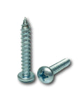 #8 x 2-1/2' - Phillips Pan Head Sheet Metal Screw Zinc Plated 1000 Pcs Sheet Metal Screws B2B