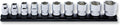 Ko-ken RS4400MZ/10 1/2 Sq. Dr. Socket set 10-27mm 6 point 300mm Z-series 10 pieces