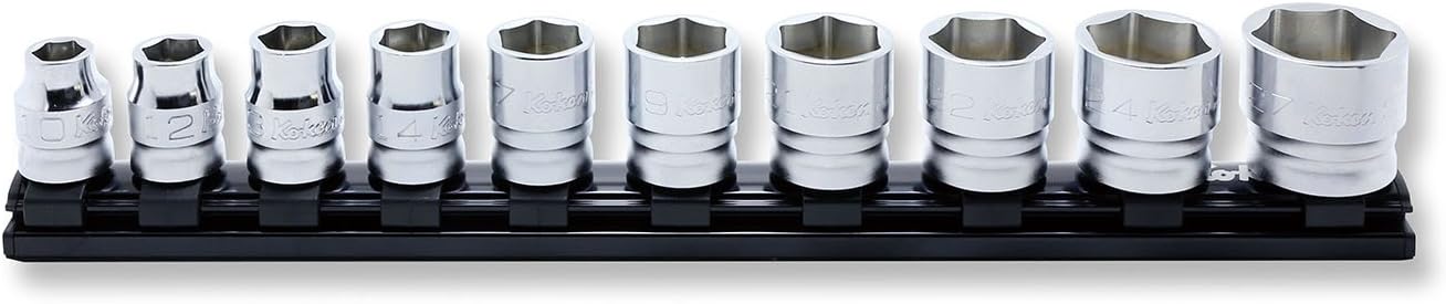 Ko-ken RS4400MZ/10 1/2 Sq. Dr. Socket set 10-27mm 6 point 300mm Z-series 10 pieces