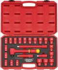 Draper 31070 1/2-Inch Square Drive VDE Fully Insulated Metric 24 Piece Socket Set